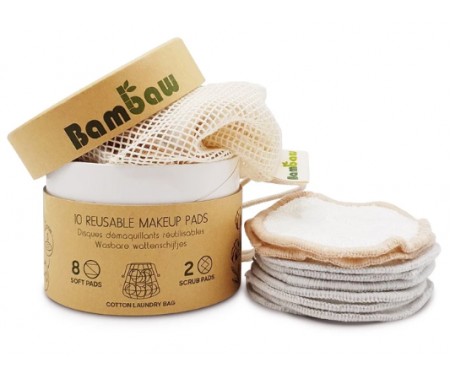 10 lingettes démaquillantes lavables