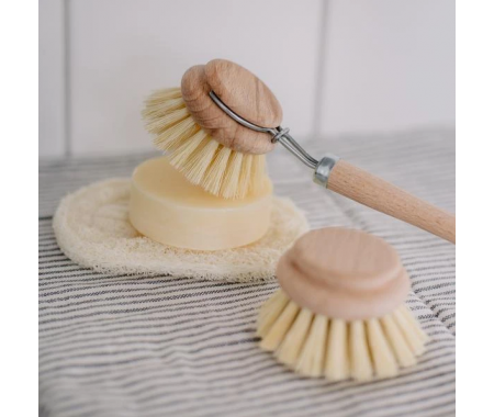 Brosse à vaisselle à tête amovible