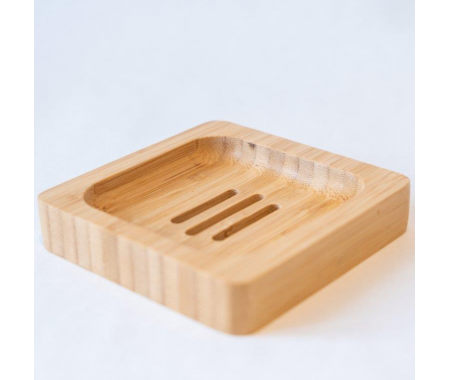 Porte-Savon Carré en bambou
