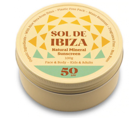 Crème solaire minérale 50SPF - 100g