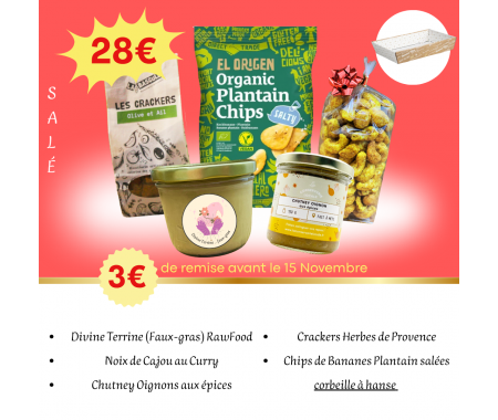 Corbeille Noël - Salé