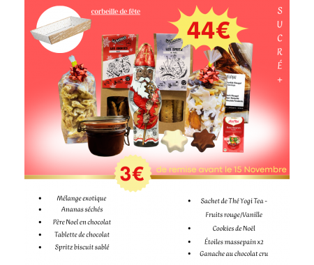 Corbeille Noël - Sucré +