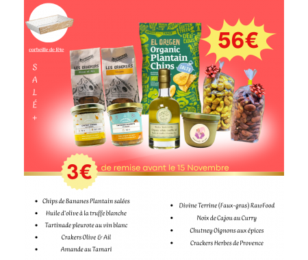 Corbeille Noël - Salé +