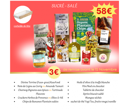 Corbeille Noël - Sucré / Salé