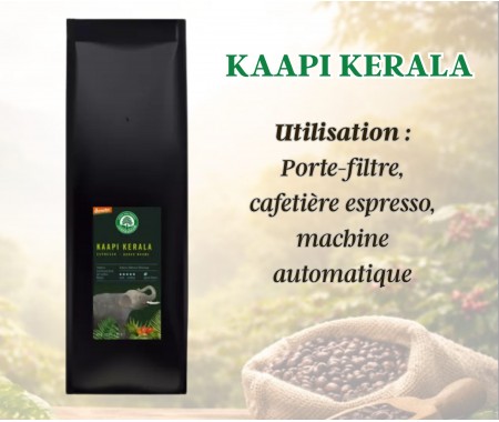 KAAPI KERALA - 1Kg (Inde du Sud & Méxique)